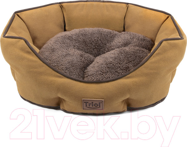 Изображение товара Лежанка для животных Triol Осенняя классика / 31931113 (M, коричневый)