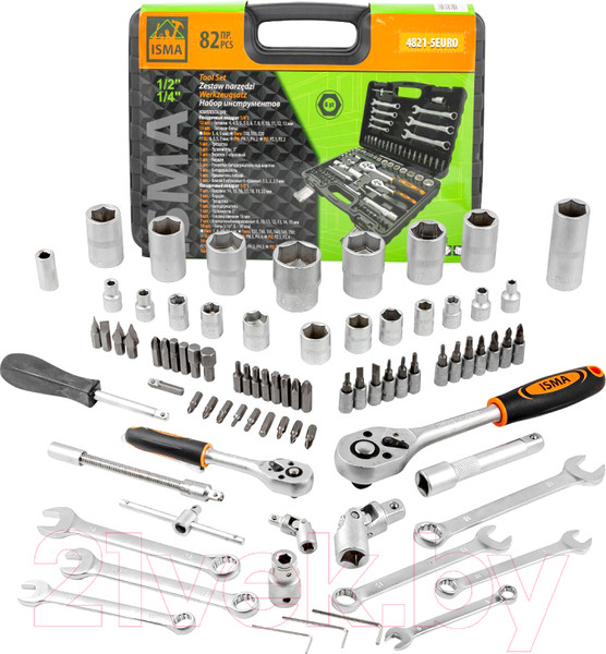 Изображение товара Универсальный набор инструментов ISMA 4821-5EURO