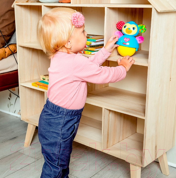 Изображение товара Развивающая игрушка Азбукварик Обезьянка. Неваляшка-покатушка / 2767