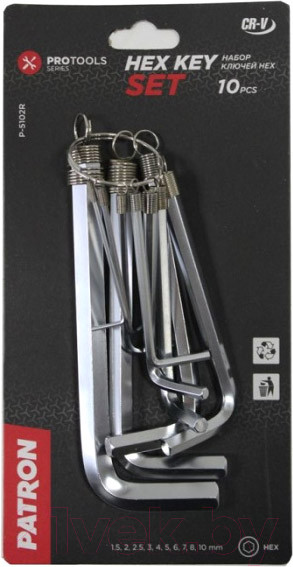 Изображение товара Набор ключей Patron P-5102R