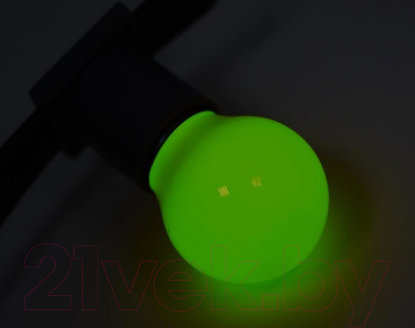 Изображение товара Лампа Neon-Night 1Вт d45 5LED E27 / 405-114 (зеленый)