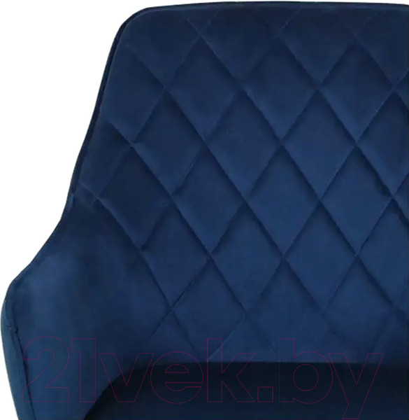 Изображение товара Стул СоюзРегионПоставка Бостон СРП-156 (муар черный/велюр Velluto 25 синий)