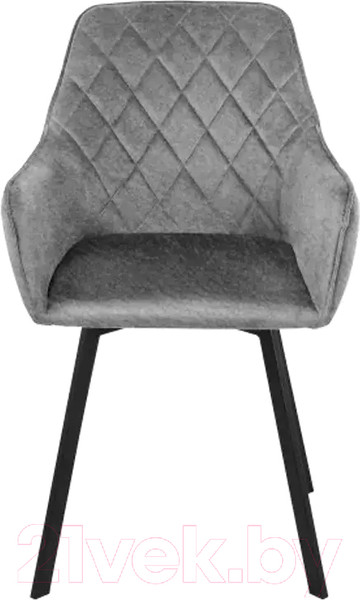 Изображение товара Стул СоюзРегионПоставка Бостон СРП-156 (муар черный/лофт сильвер светло-серый)
