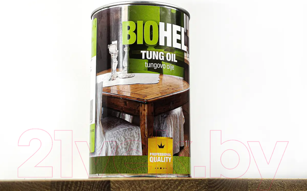 Изображение товара Масло для древесины HELIOS Biohel тунговое / A00009416 (1л)