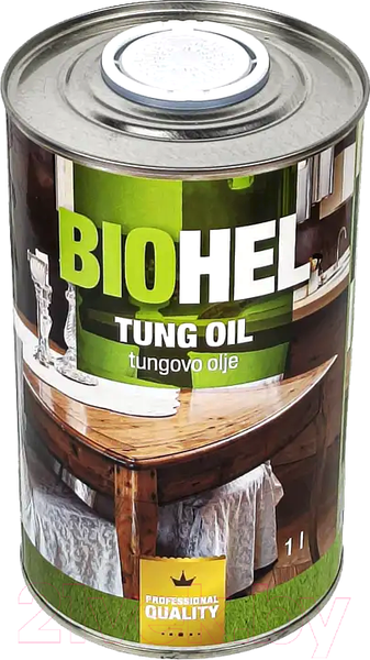 Изображение товара Масло для древесины HELIOS Biohel тунговое / A00009416 (1л)