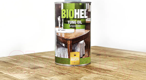 Изображение товара Масло для древесины HELIOS Biohel тунговое / A00009416 (1л)