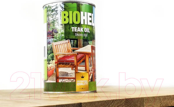 Изображение товара Масло для древесины HELIOS Biohel тиковое / A00009415 (1л)
