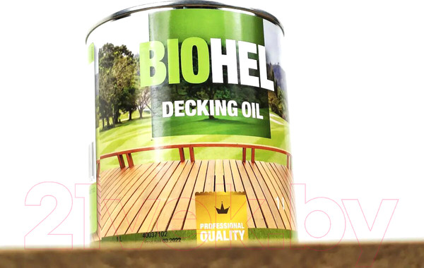 Изображение товара Масло для древесины HELIOS BIOHEL террасное / A00021210 (1л)