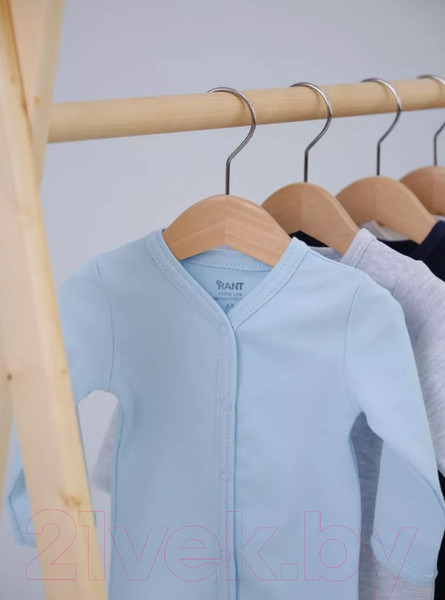 Изображение товара Боди для малышей Rant 7369-56 (голубой, р.56)