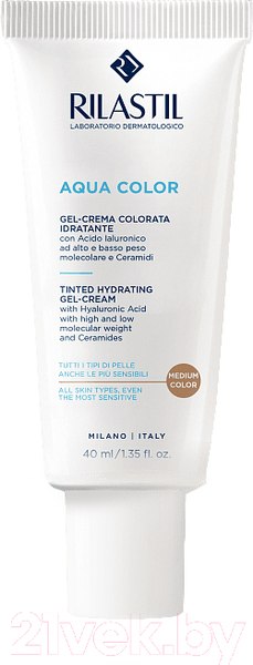 СС-крем Rilastil Aqua Color Увлажняющий тон средний (40мл)