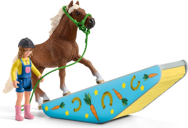 Изображение товара Игровой набор Schleich Спортивная тренировка для пони / 42481