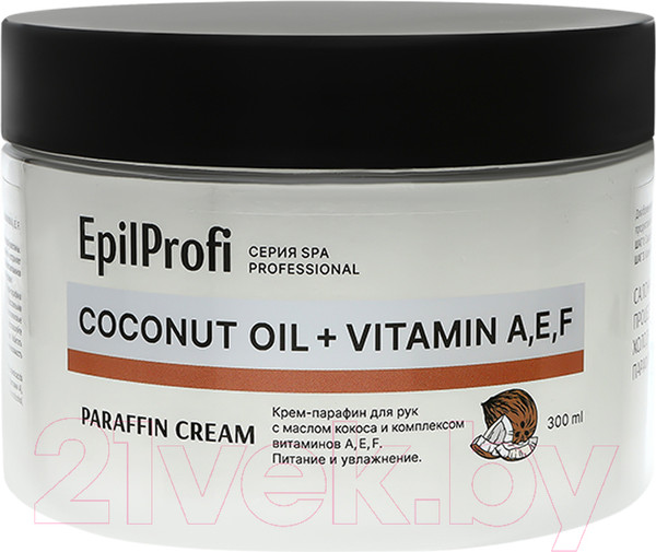 Изображение товара Парафин для рук EpilProfi С маслом кокоса и комплексом витаминов А, Е, F (300мл)