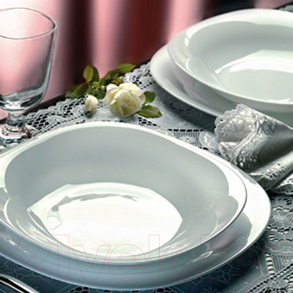 Изображение товара Тарелка столовая глубокая Bormioli Rocco Парма 498870-990