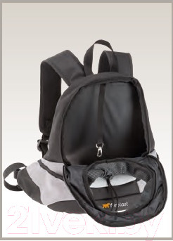 Изображение товара Рюкзак-переноска Ferplast Kangoo S / 85748121 (серый)