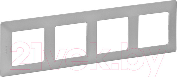 Изображение товара Рамка для выключателей и розеток Legrand Valena Life 754134 (алюминий)