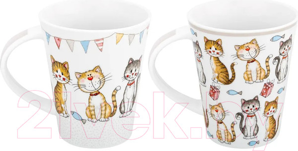 Изображение товара Набор кружек Elan Gallery Кошачья жизнь / 880111