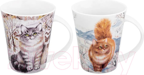 Изображение товара Набор кружек Elan Gallery Коты / 880144