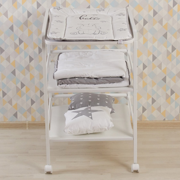 Изображение товара Столик пеленальный Polini Kids Simple 1090 / 0003130-04 (белый)