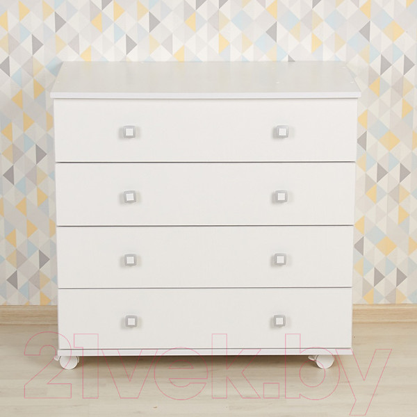 Изображение товара Комод пеленальный Polini Kids Simple 2583 / 0002547.9 (белый)
