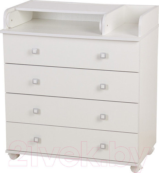 Изображение товара Комод пеленальный Polini Kids Simple 2583 / 0002547.9 (белый)