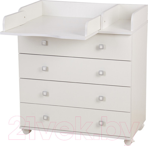 Изображение товара Комод пеленальный Polini Kids Simple 2583 / 0002547.9 (белый)