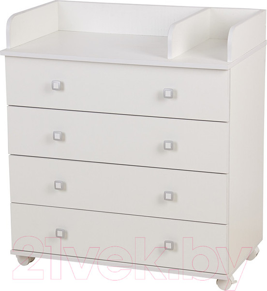 Изображение товара Комод пеленальный Polini Kids Simple 2583 / 0002547.9 (белый)