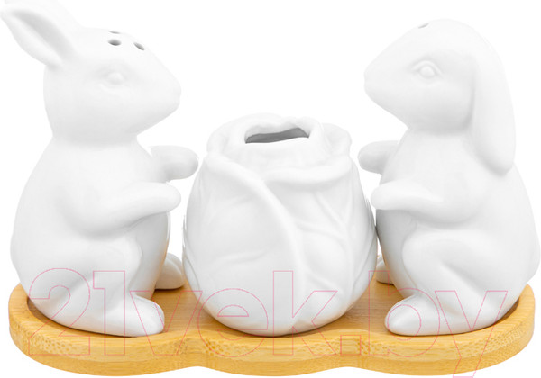 Изображение товара Набор для специй Elan Gallery Кролики с капустой / 950233