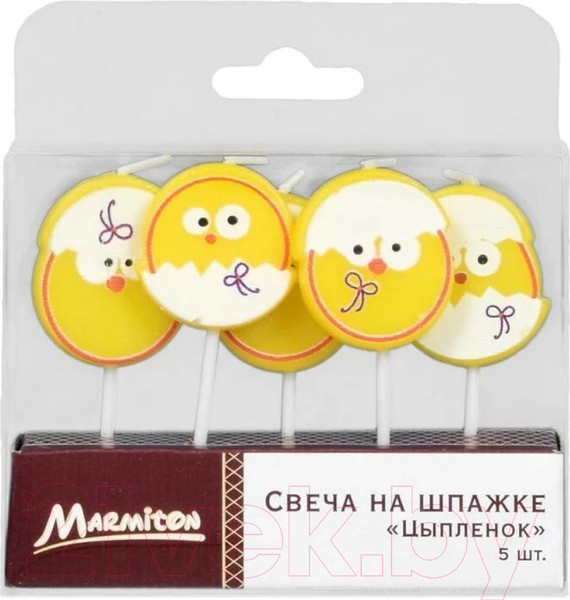 Изображение товара Набор свечей для торта Marmiton Цыпленок / 17078
