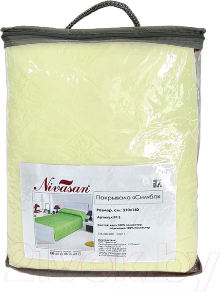 Изображение товара Покрывало Nivasan Симба (210x140, лимон)