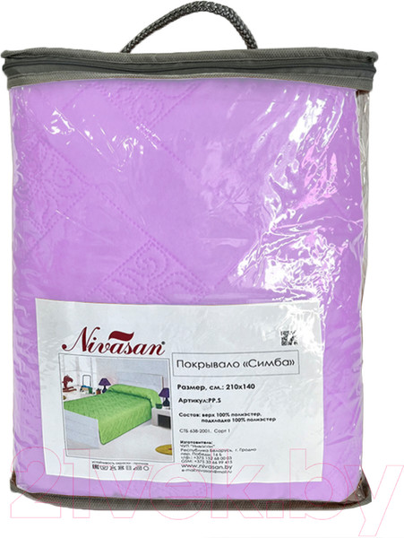 Изображение товара Покрывало Nivasan Симба (210x140, сирень)