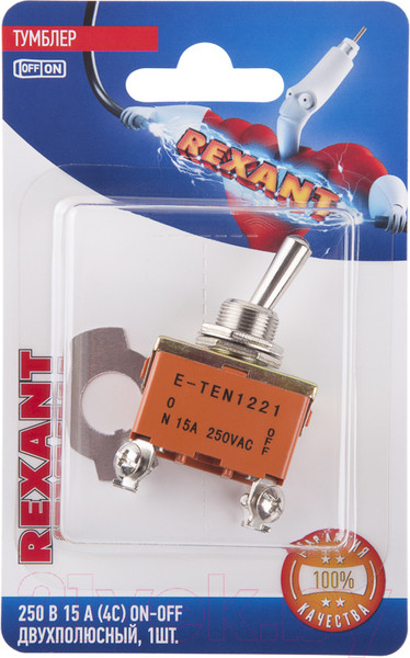 Изображение товара Переключатель Rexant ON-OFF 06-0326-B