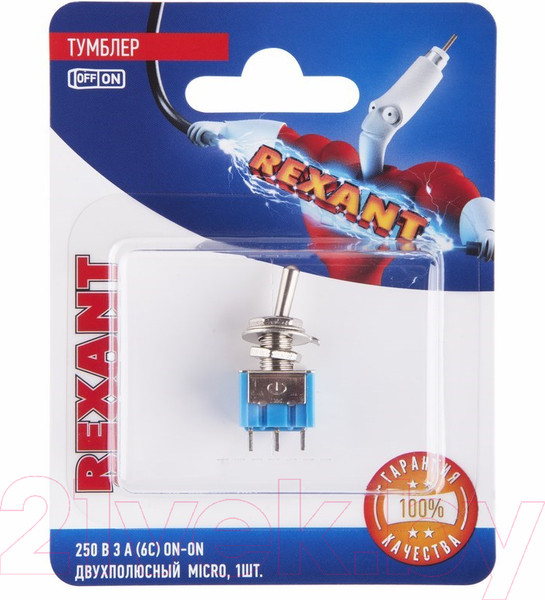 Изображение товара Переключатель Rexant ON-OFF 06-0323-A