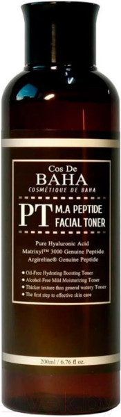 Изображение товара Тонер для лица Cos de Baha Peptide Toner (200мл)