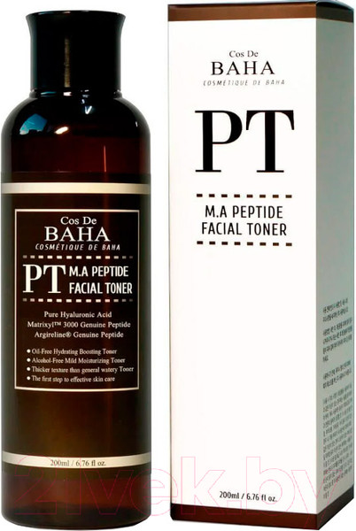 Изображение товара Тонер для лица Cos de Baha Peptide Toner (200мл)