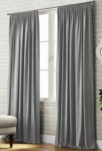 Изображение товара Комплект штор Nivasan Бархат 25 на ленте (145x270)