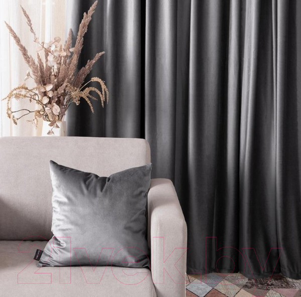 Изображение товара Комплект штор Nadzejka Бархат 25 на люверсах (145x260)