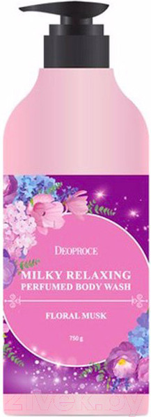 Изображение товара Гель для душа Deoproce Milky Relaxing Perfumed Body Wash Floral Musk (750г)
