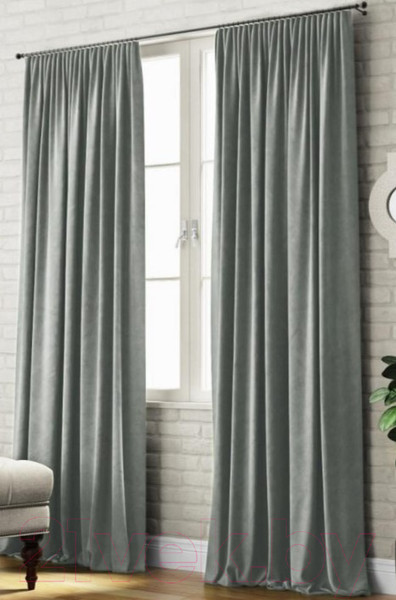 Изображение товара Комплект штор Nivasan Бархат 38 на ленте (145x270)