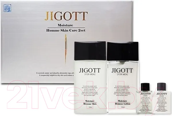 Изображение товара Набор косметики для лица Jigott Essence Moisture Homme Skin Care 2set