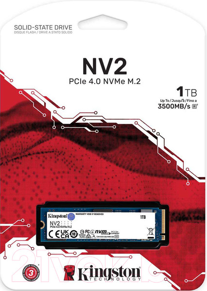 Изображение товара SSD диск Kingston SNV2S 1TB (SNV2S/1000G)