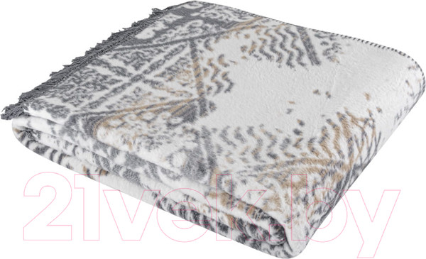 Изображение товара Плед Arya Sandy / 8680943220554 (200x220, синий/серый)