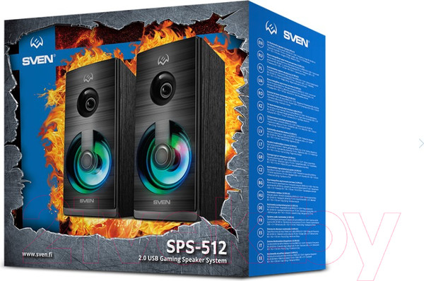 Изображение товара Мультимедиа акустика Sven SPS-512 (черный)