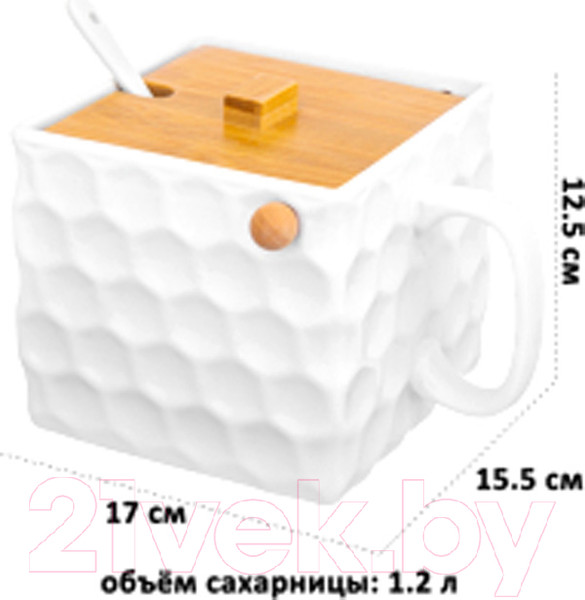 Изображение товара Сахарница Elan Gallery Соты / 950223