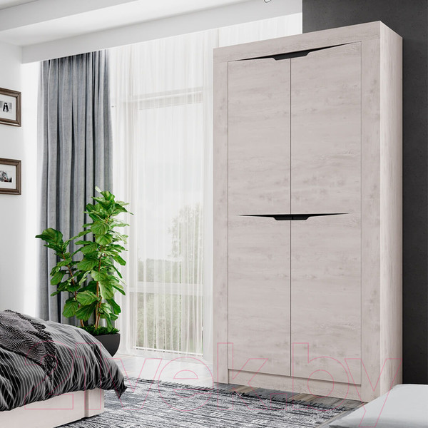 Изображение товара Шкаф BTS Леонардо ШК-36 (бетон пайн светлый/графит)