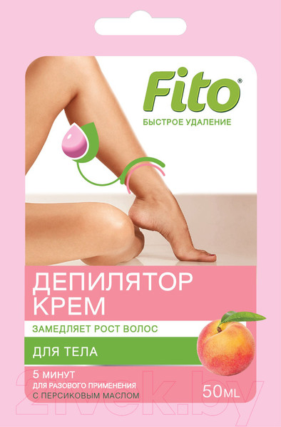 Изображение товара Крем для депиляции Fito Косметик Быстрое удаление с персиковым маслом (50мл)