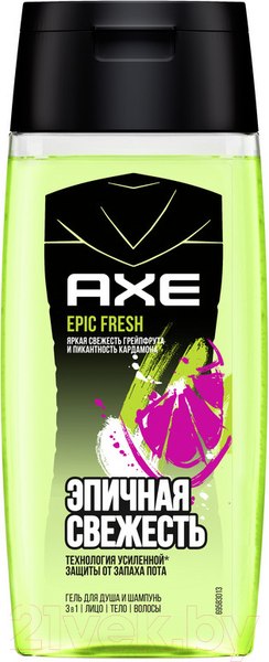 Изображение товара Гель для душа Axe 3в1 Epic Fresh (100мл)