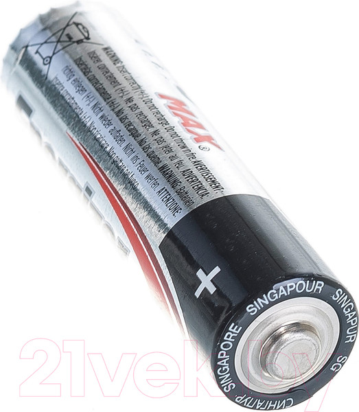 Изображение товара Комплект батареек Energizer MAX E91 LR6/AA BP4/48