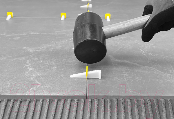 Изображение товара Клипсы для выравнивания плитки TLS-Profi 1мм / TLSZA112022 (500шт)