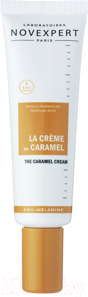 Изображение товара Тональный крем Novexpert Pro-Melanine Карамельный №1 Тонирующий корректор тон светлый (30мл)