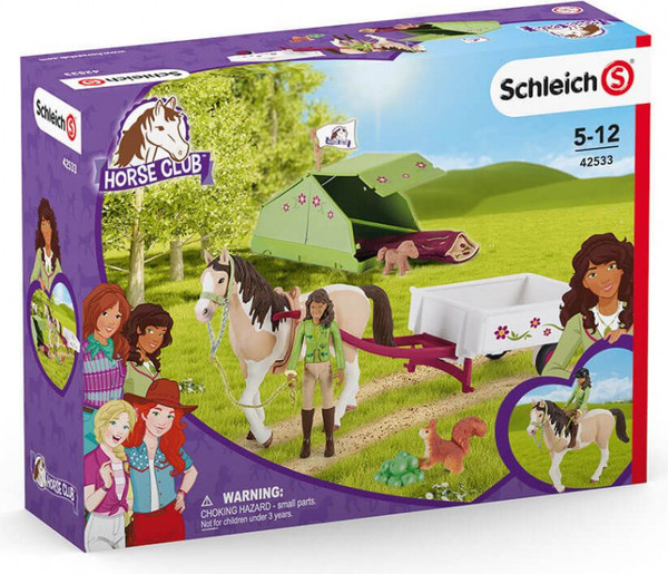 Изображение товара Игровой набор Schleich Кэмпинг приключения Сары / 42533